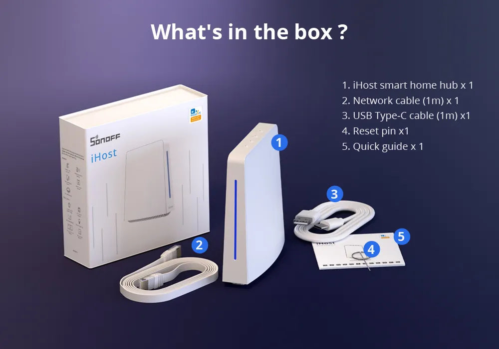 SONOFF iHost Smart Home Hub enables local control of SONOFF, Tasmota, Matter home automation devices