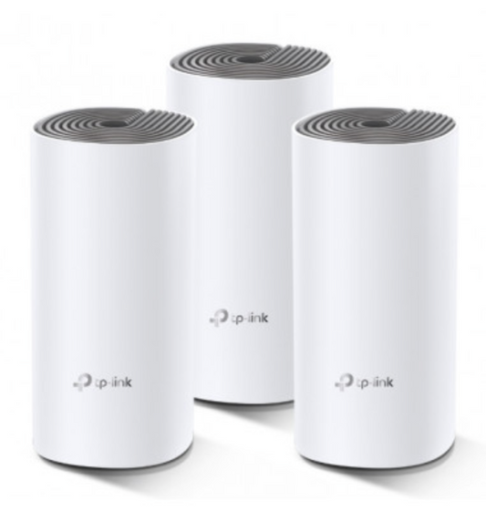 TP-Link Deco E4 AC1200 router Whole-Home Mesh System (3 Pack)