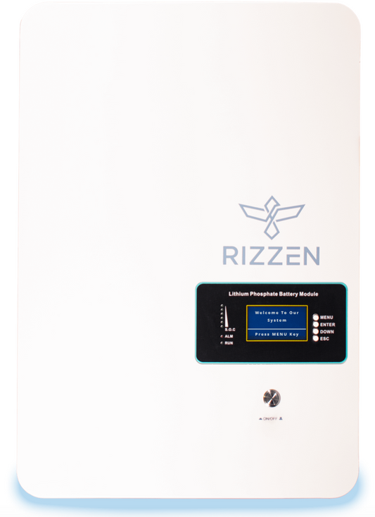 Rizzen 5Kva, 24V/48V, Pure Sine Wave Inverter + Rizzen,5120Wh, LiFeP04 Lithium Phosphate Battery Bundle