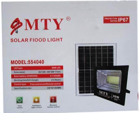 40w Solar LED Flood Light