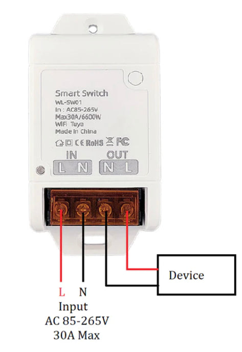 wifi smart switch wiring 