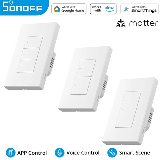 Sonoff M5 Matter Smart Wall Switch White