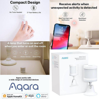 Aqara Motion Sensor - Smart Security & Home Automation (REQUIRES AQARA HUB)