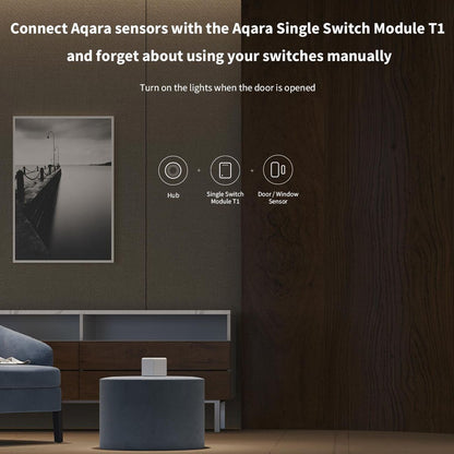 Aqara Single Switch Module T1 (with Neutral) - REQUIRES AQARA HUB