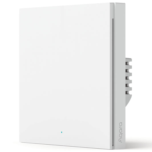 Aqara Smart Wall Switch H1 Single Switch (No Neutral) - REQUIRES AQARA HUB