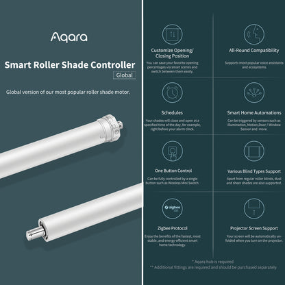 Aqara Smart Roller Shade Controller - Apple HomeKit - Requires Aqara Hub