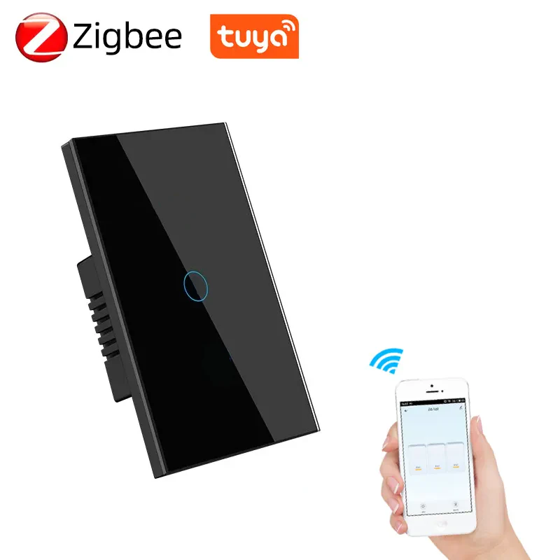 Smart Life Tuya Zigbee 1CH US LED Neutral or No Neutral Smart Switch - Image 3