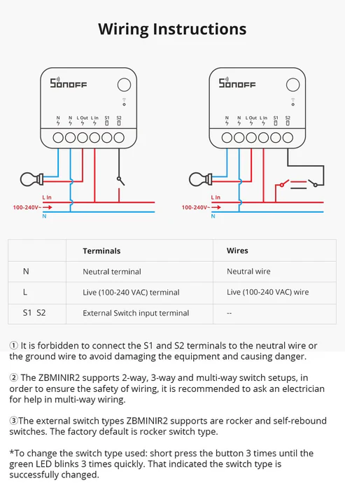 SONOFF ZBMINI R2 Extreme Zigbee Smart Switch – Neutral Wire Required - Image 3