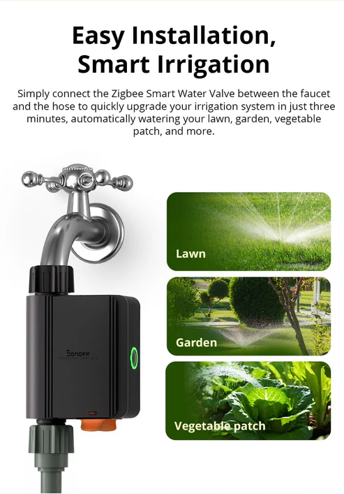 SONOFF Zigbee Smart Water Valve – Smart Irrigation & Water Control - Image 4