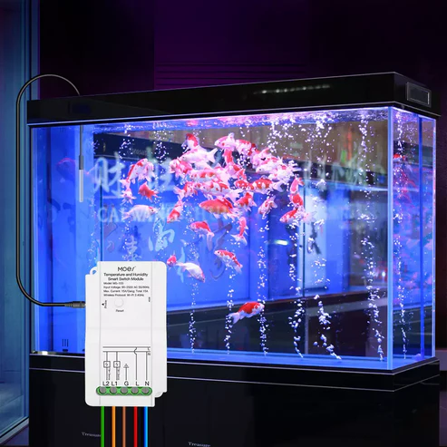 Tuya Smart Life WiFi 2‑Channel 15A 3300W Switch with Temperature & Humidity Probe Sensor - Image 3