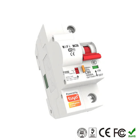 WIFI Control Smart Life Tuya 1P 63A 13800W MCB Switch Circuit Breaker - Image 3