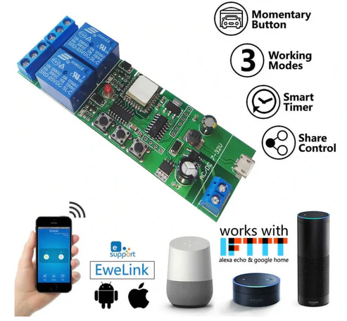 WiFi Inching Relay Momentary
