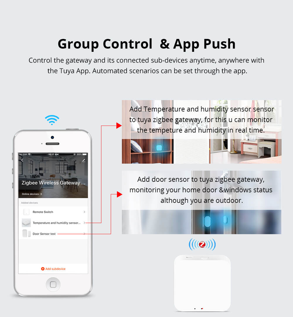 Zemismart WiFi Zigbee Bridge – Tuya Smart Life Gateway Hub - Image 2